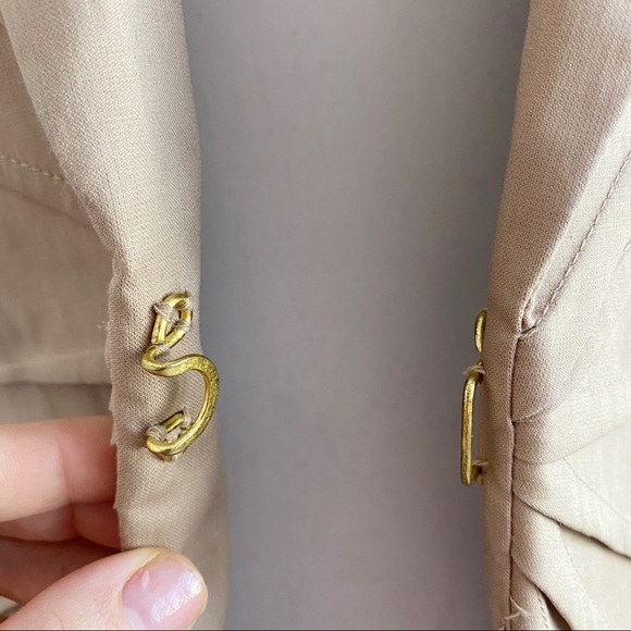 New York & Company Tan Stretch Blazer / Jacket - Picture 5 of 7